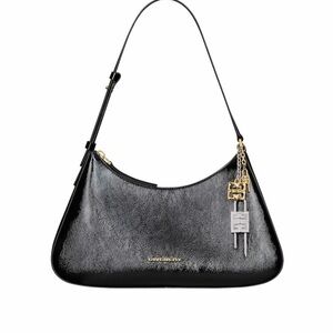 Givenchy Lucky Small Lock Patent Leather Shoulder Bag